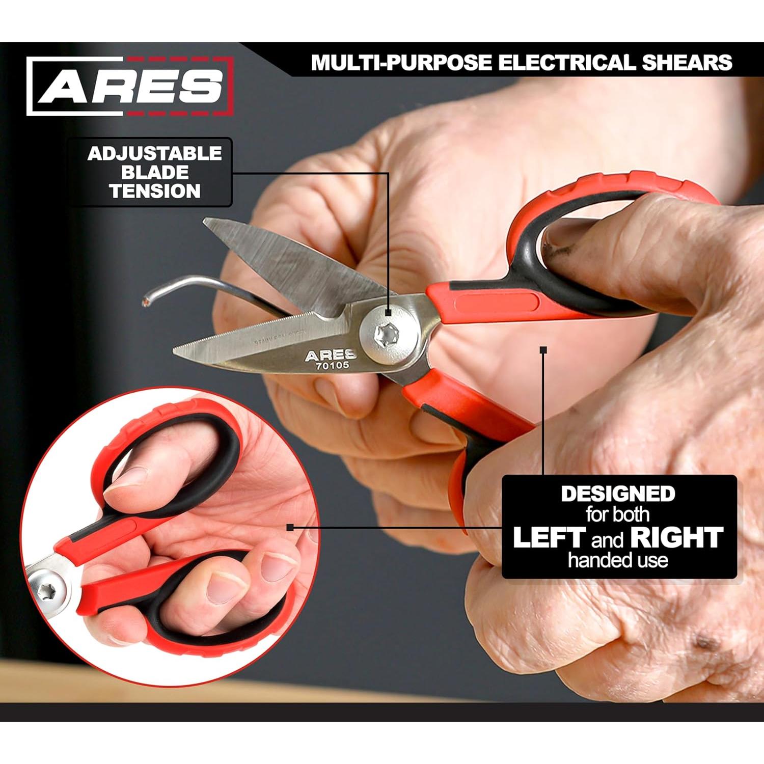 Tijeras Multiusos ARES 70105 - Acero Inoxidable 14 cm