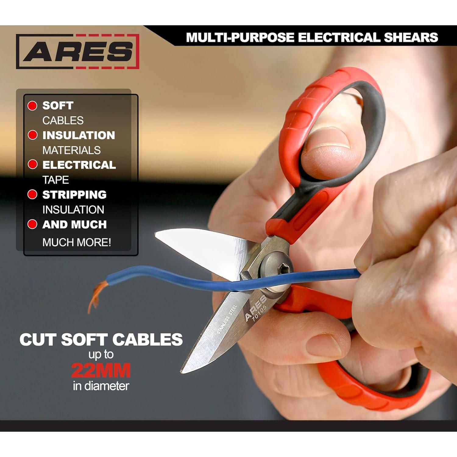 Tijeras Multiusos ARES 70105 - Acero Inoxidable 14 cm