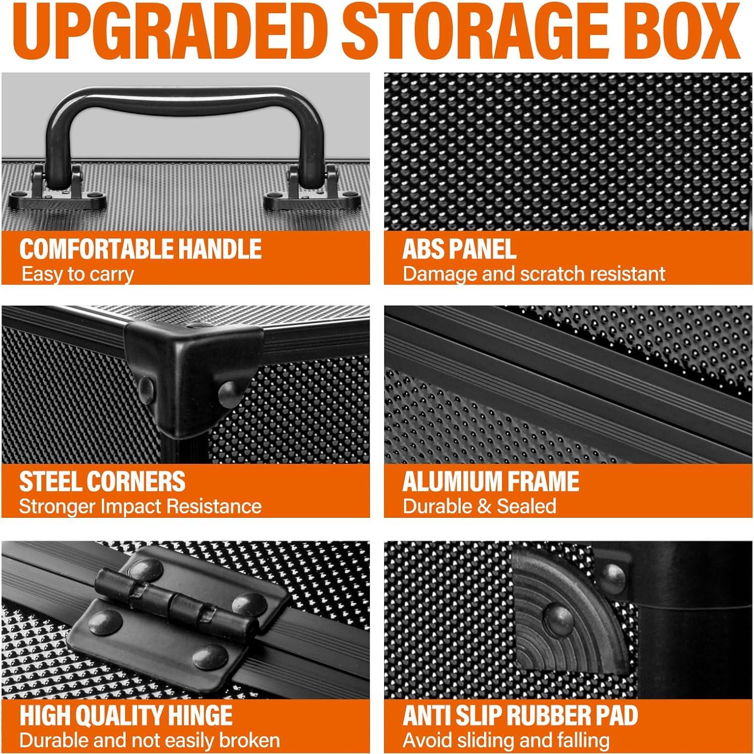 Caja de Almacenamiento para Cartas MIXPOET - Impermeable, 820+ Cartas