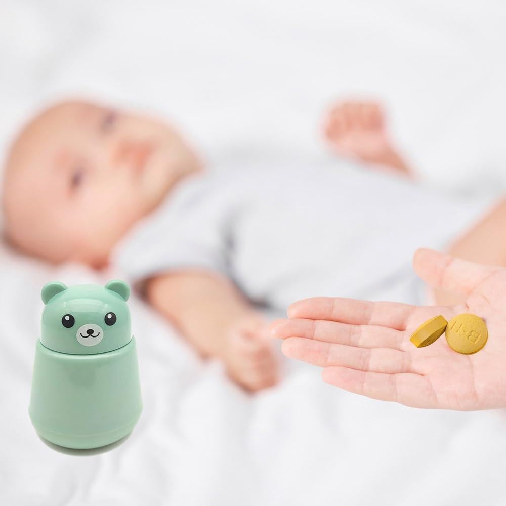 Triturador de Píldoras CoaGu Bear Verde - Polvo Fino FDA