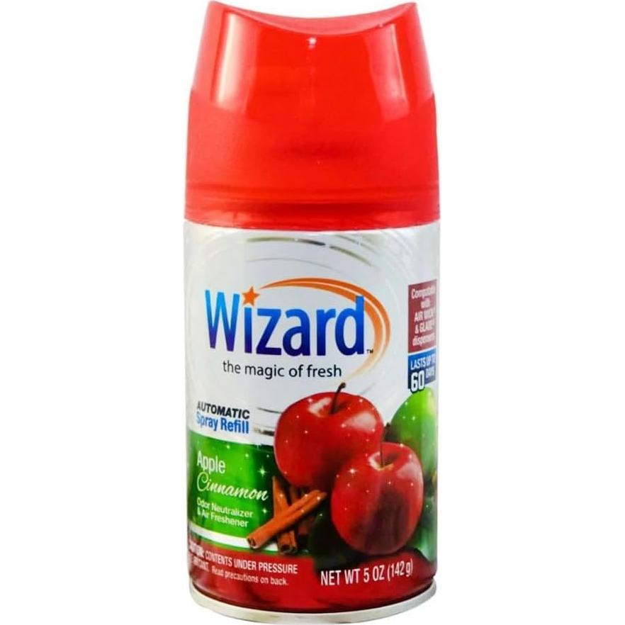 Recargas Ambientador Automático Wizard 5 oz Canela de Manzana