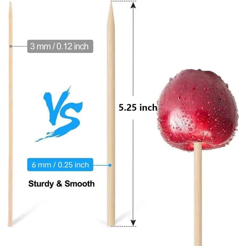 Palitos de Madera HANSGO 100 PCS 13.34 cm para Caramelo