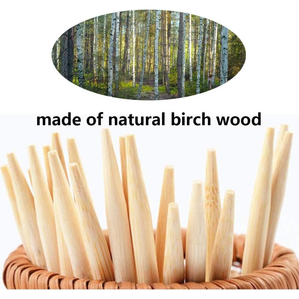 Palitos de Madera HANSGO 100 PCS 13.34 cm para Caramelo