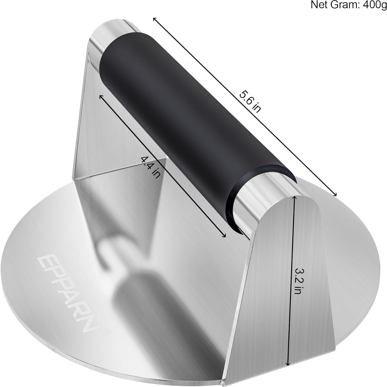 Prensa de Hamburguesas EPPARN 5.6" Acero Inoxidable Antideslizante