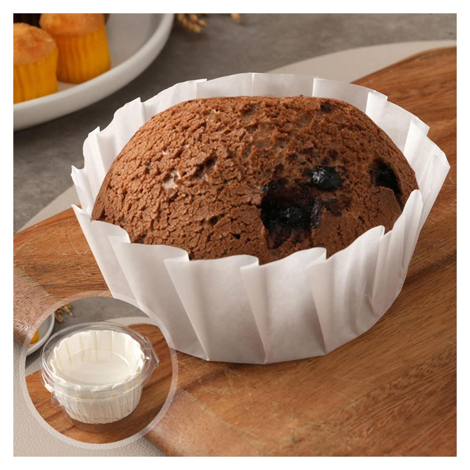 50 Forros de Papel Desechables para Pasteles Basque YJLMTCF 10.16 cm