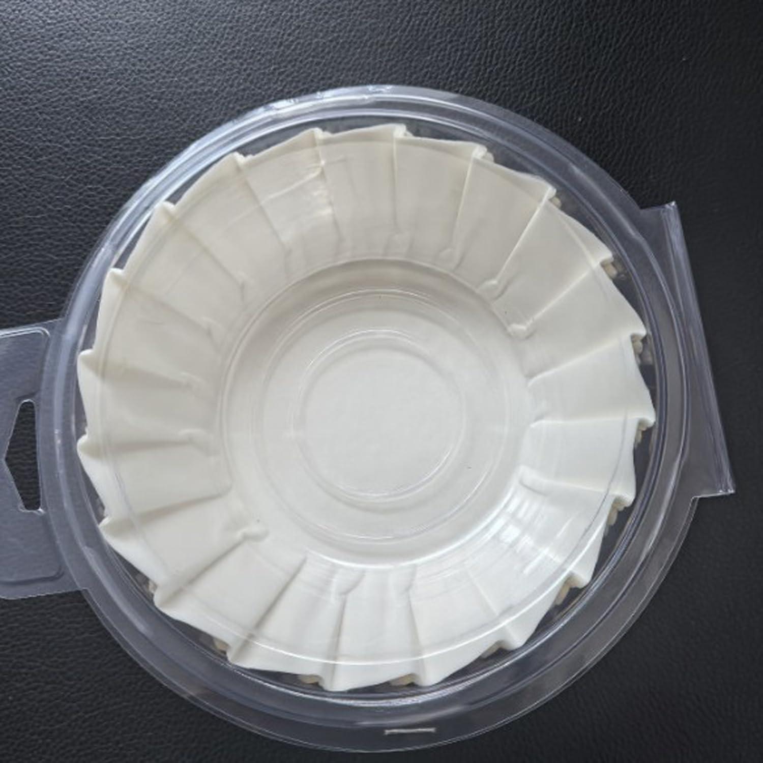 50 Forros de Papel Desechables para Pasteles Basque YJLMTCF 10.16 cm