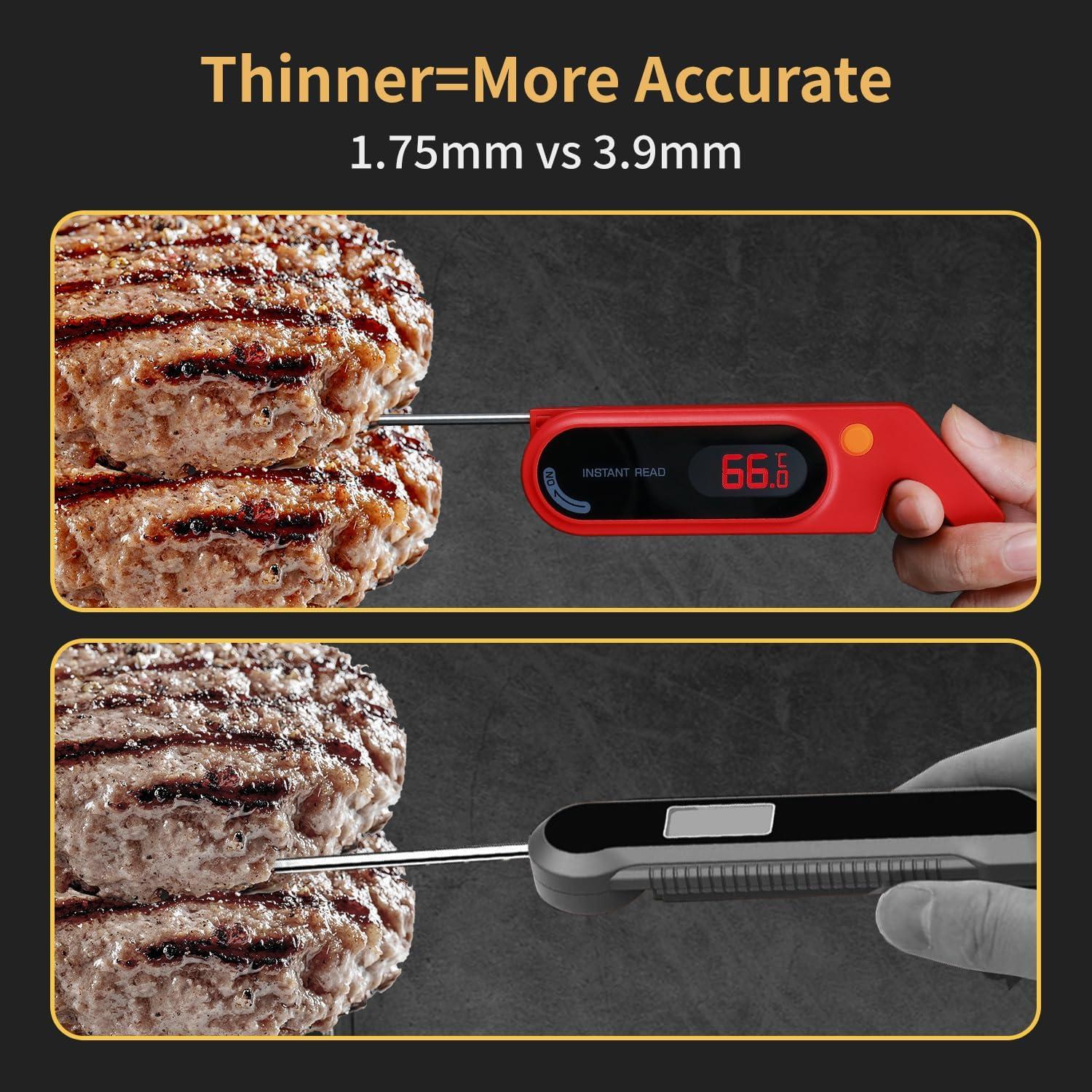 Termómetro Digital de Carne RSRYZD YZD-2, Precisión ±0.5°F