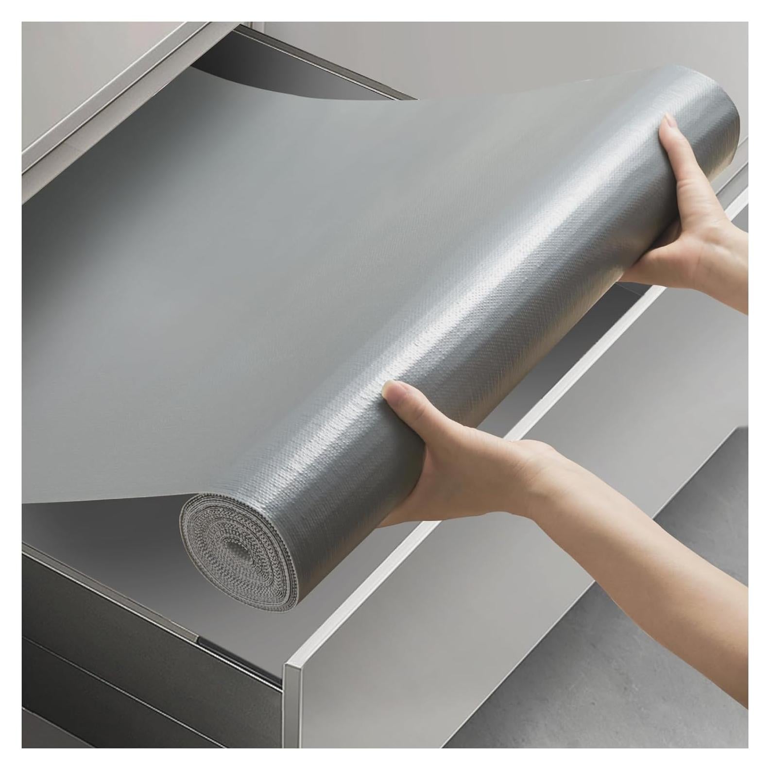 Forro de Estante Viseeko Gris 30.48 cm x 3.05 m Antideslizante