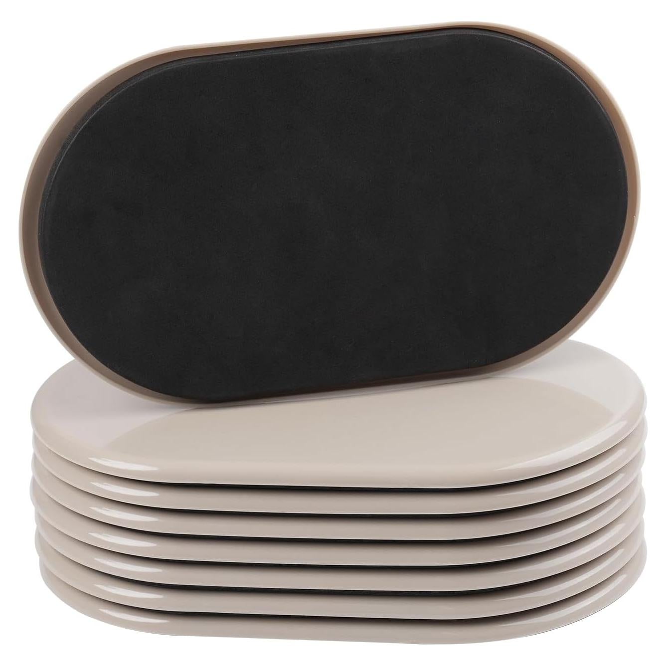 Deslizadores de Muebles 8PCS Nueva Espacio 24.1x14.6cm Beige