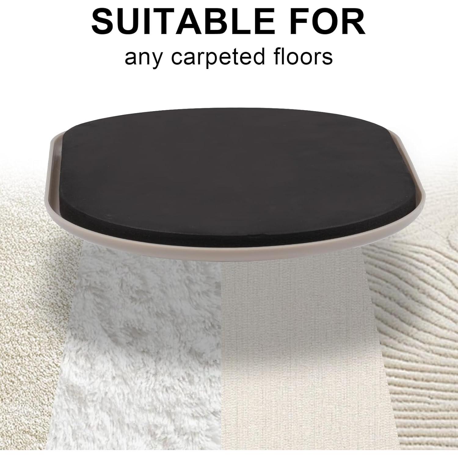 Deslizadores de Muebles 8PCS Nueva Espacio 24.1x14.6cm Beige