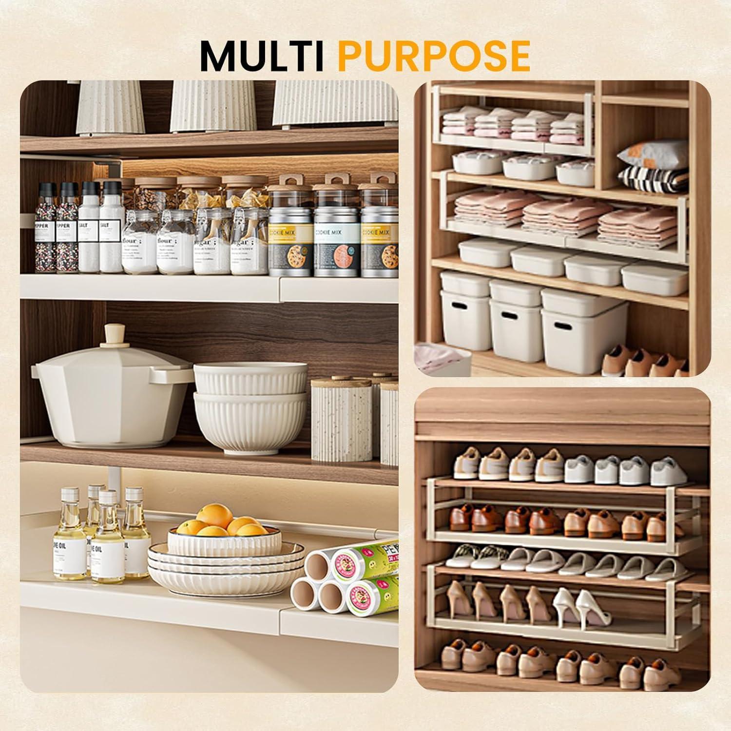 Cesta de Almacenamiento Expandible CINPIUK Bajo Estante 45 cm