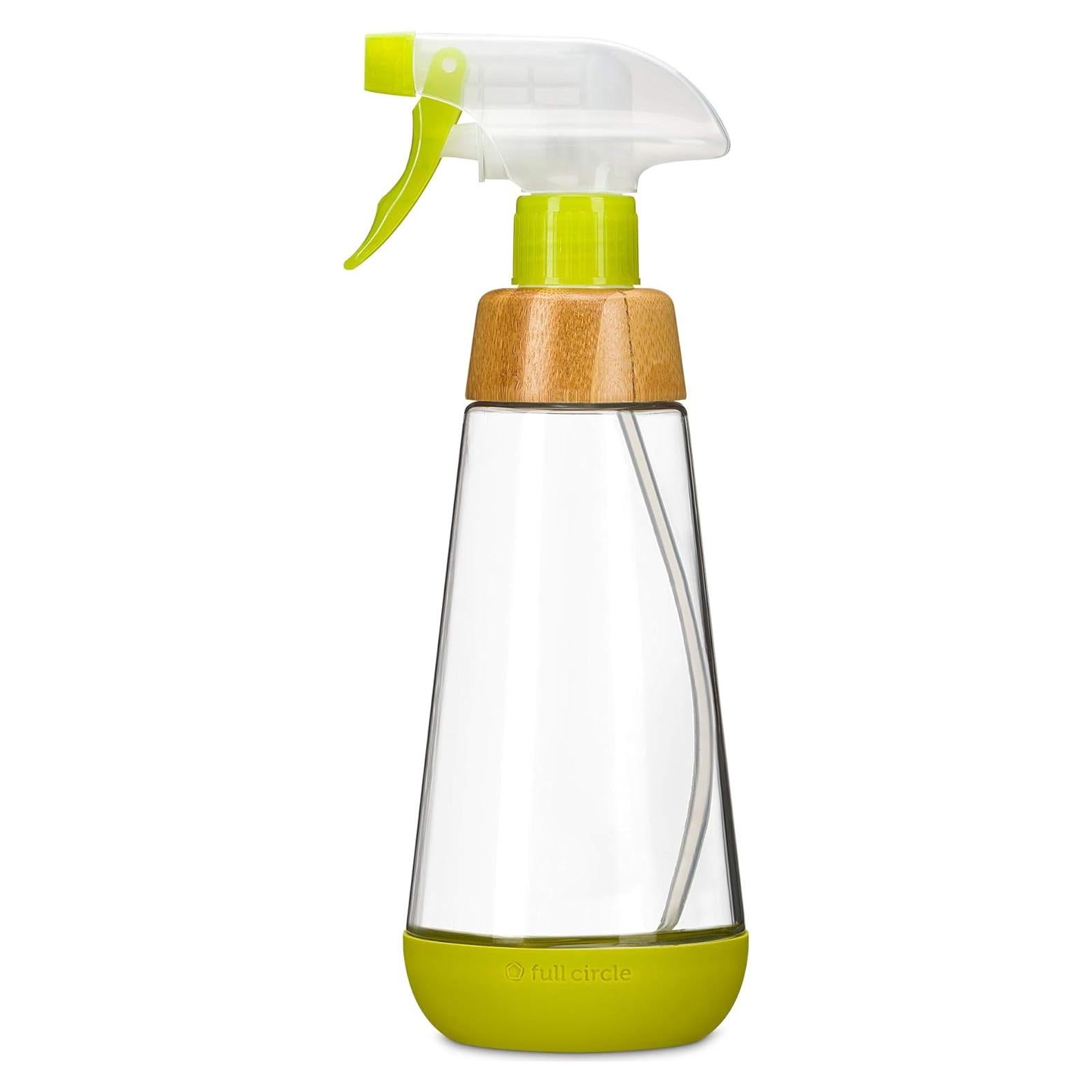 Botella de Spray de Vidrio Refillable Full Circle 16oz Verde