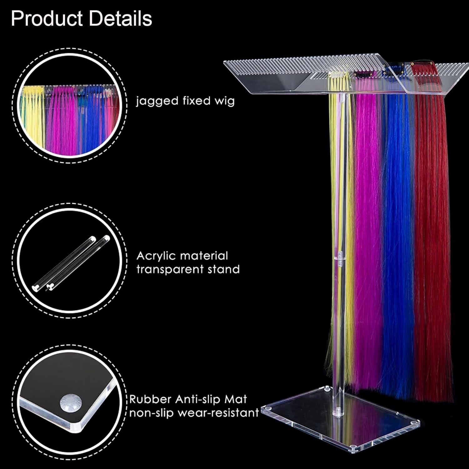 Soporte para Extensiones de Cabello Misforu 2 Niveles Acrílico