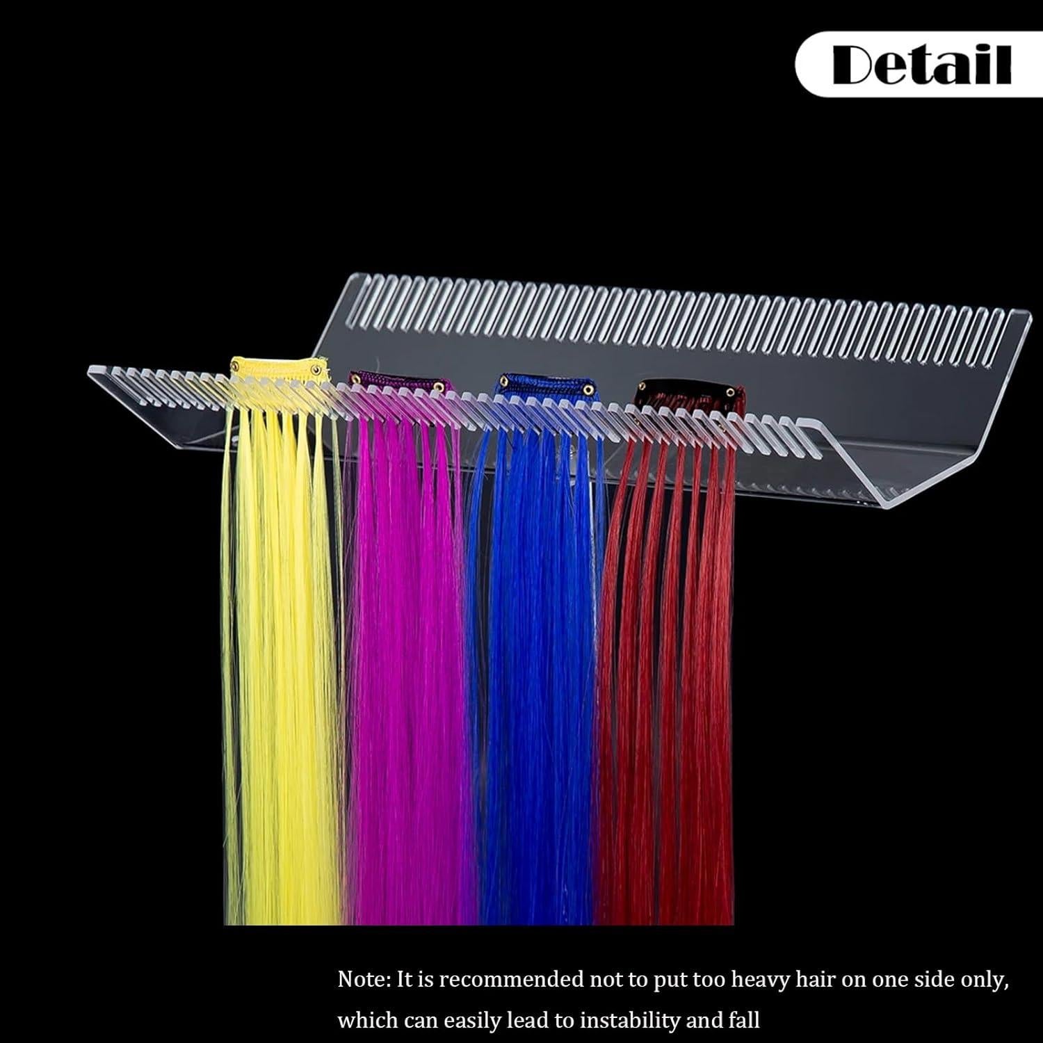 Soporte para Extensiones de Cabello Misforu 2 Niveles Acrílico