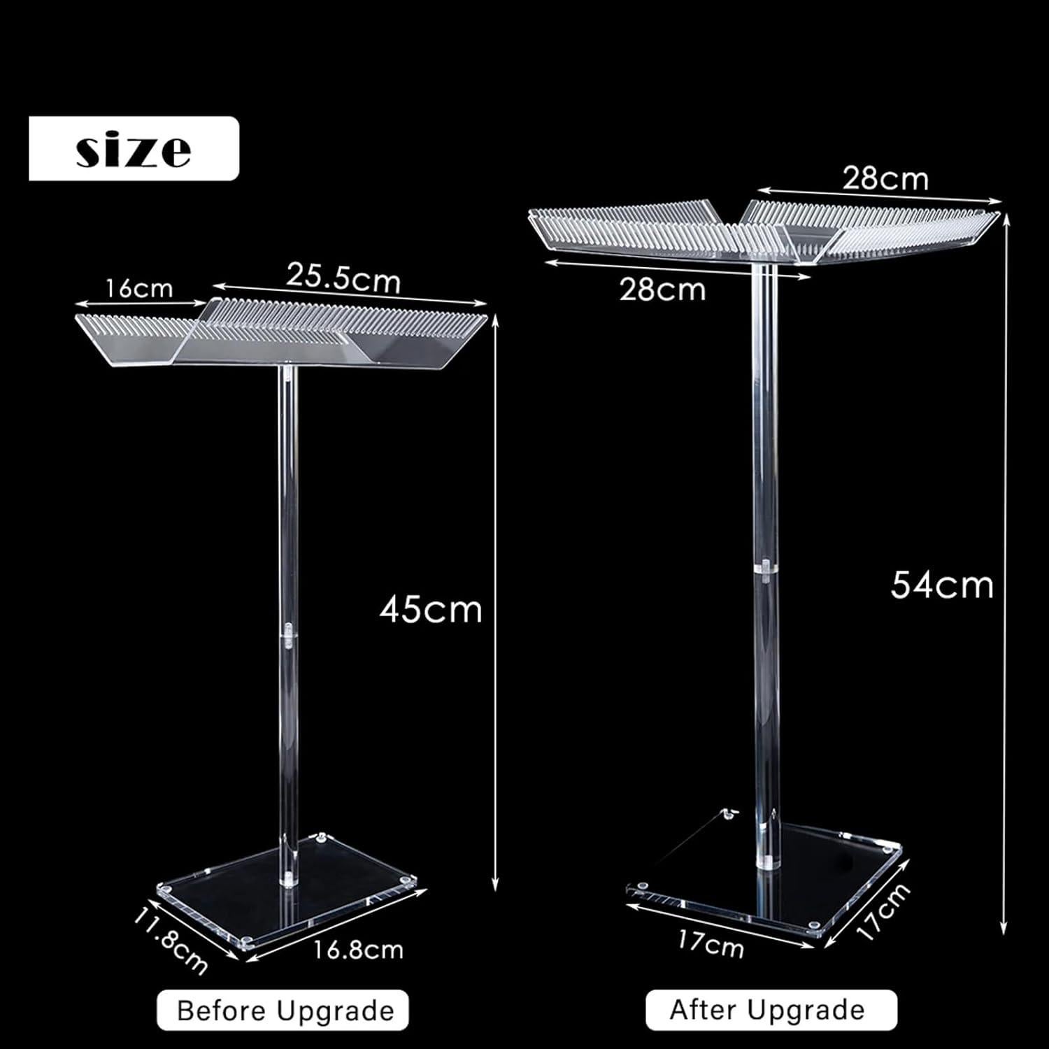 Soporte para Extensiones de Cabello Misforu 2 Niveles Acrílico