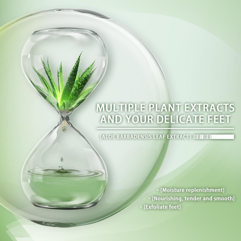 Mascarilla Exfoliante para Pies Dr.Pedi Aloe Vera - 5 Pares