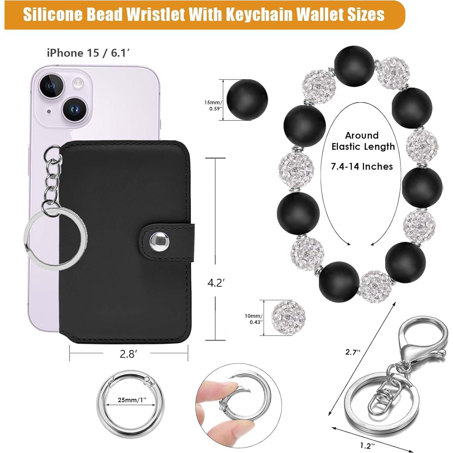 Monedero de Llave de Muñeca M-Plateau con Pulseras y Soporte