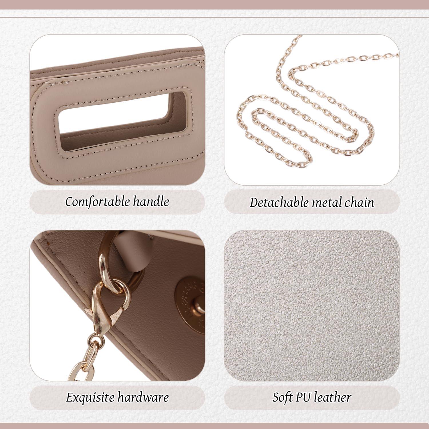 Bolso Clutch Freie Liebe de Cuero PU para Mujeres - 30x18cm