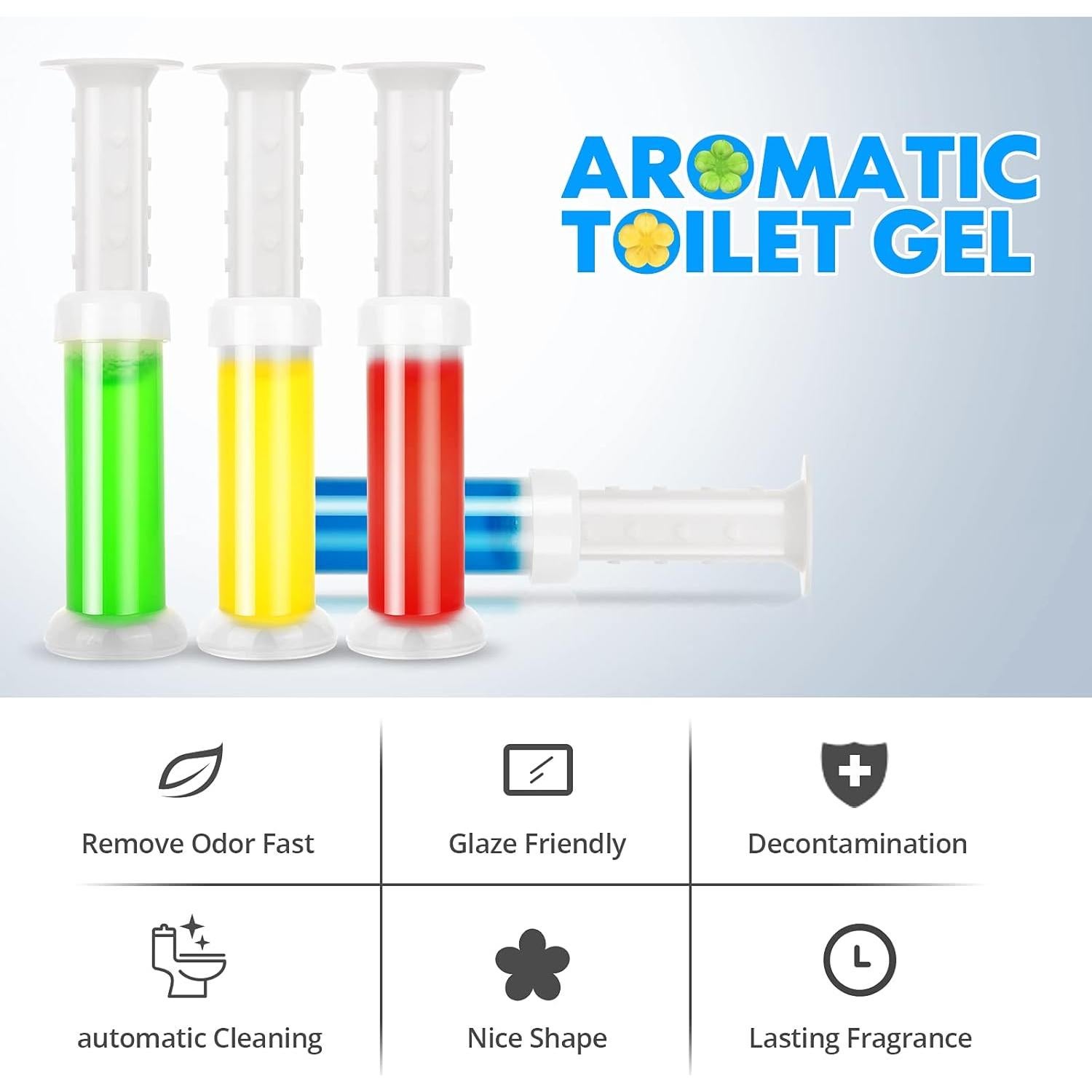 Sello de Gel para Inodoro Dongpei - 36 Sellos Aromáticos