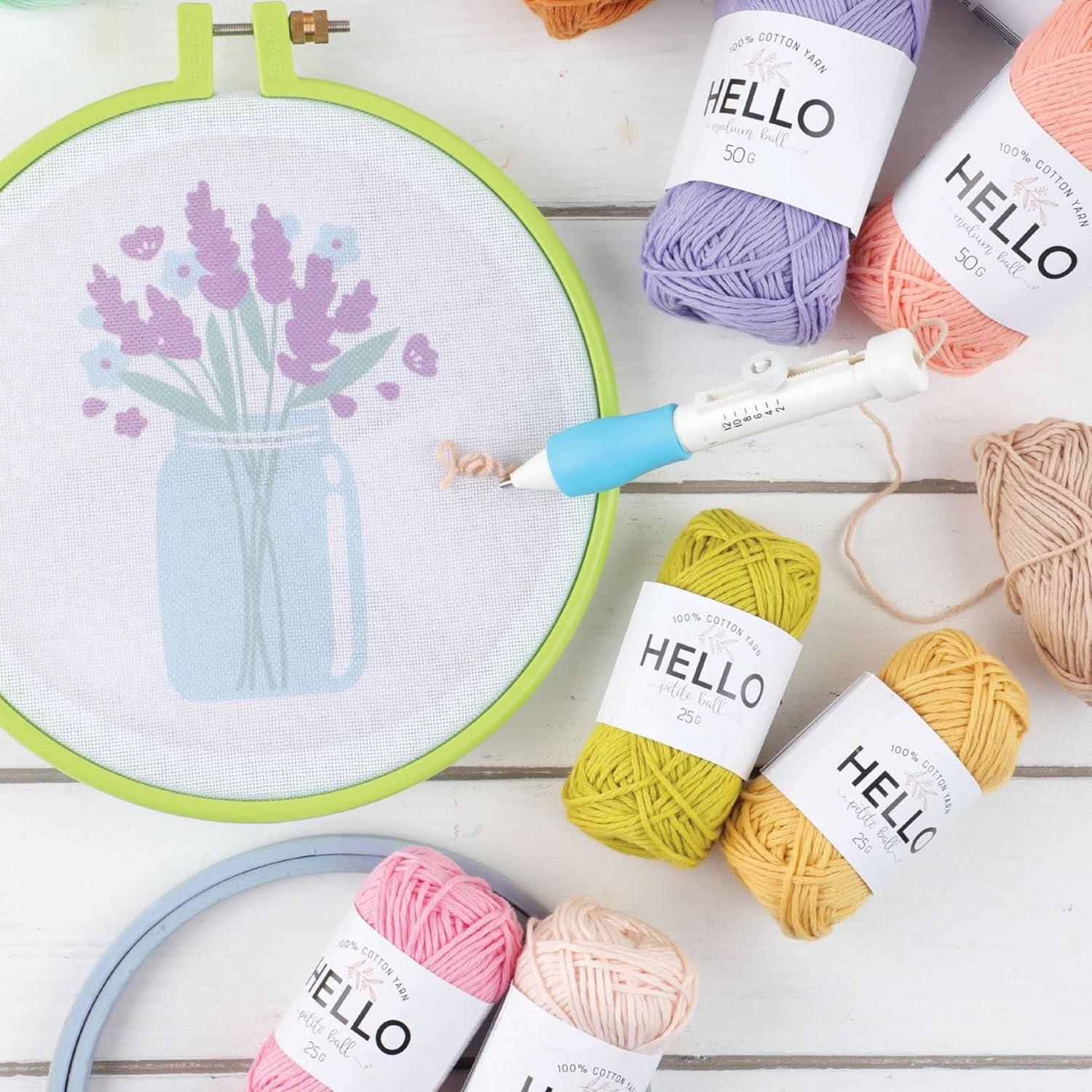 Aro de Bordado Plástico Maker Susan 19 cm Gris Antracita