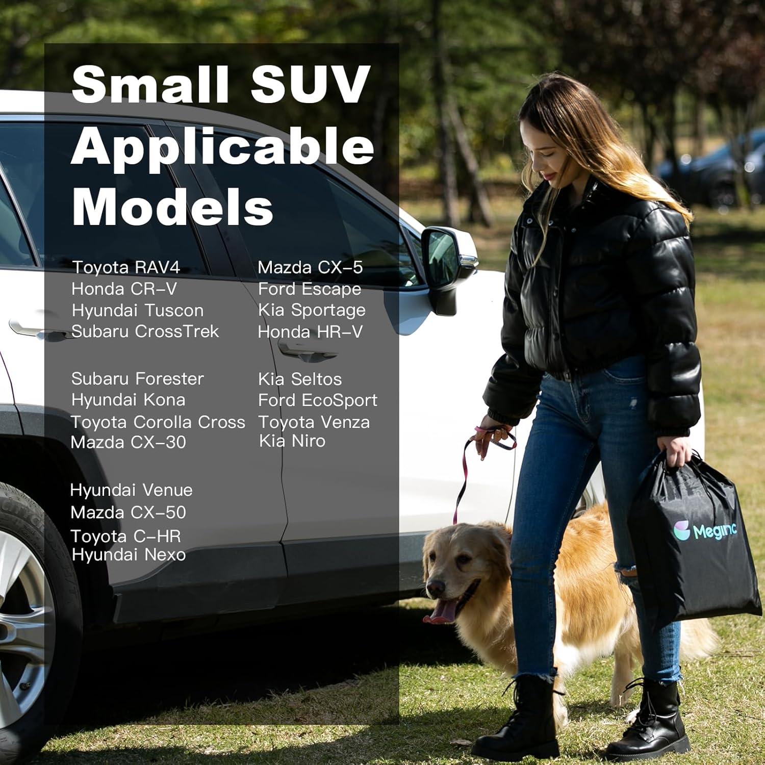 Cubierta de Asiento para Perros Meginc SUV Pequeño Impermeable