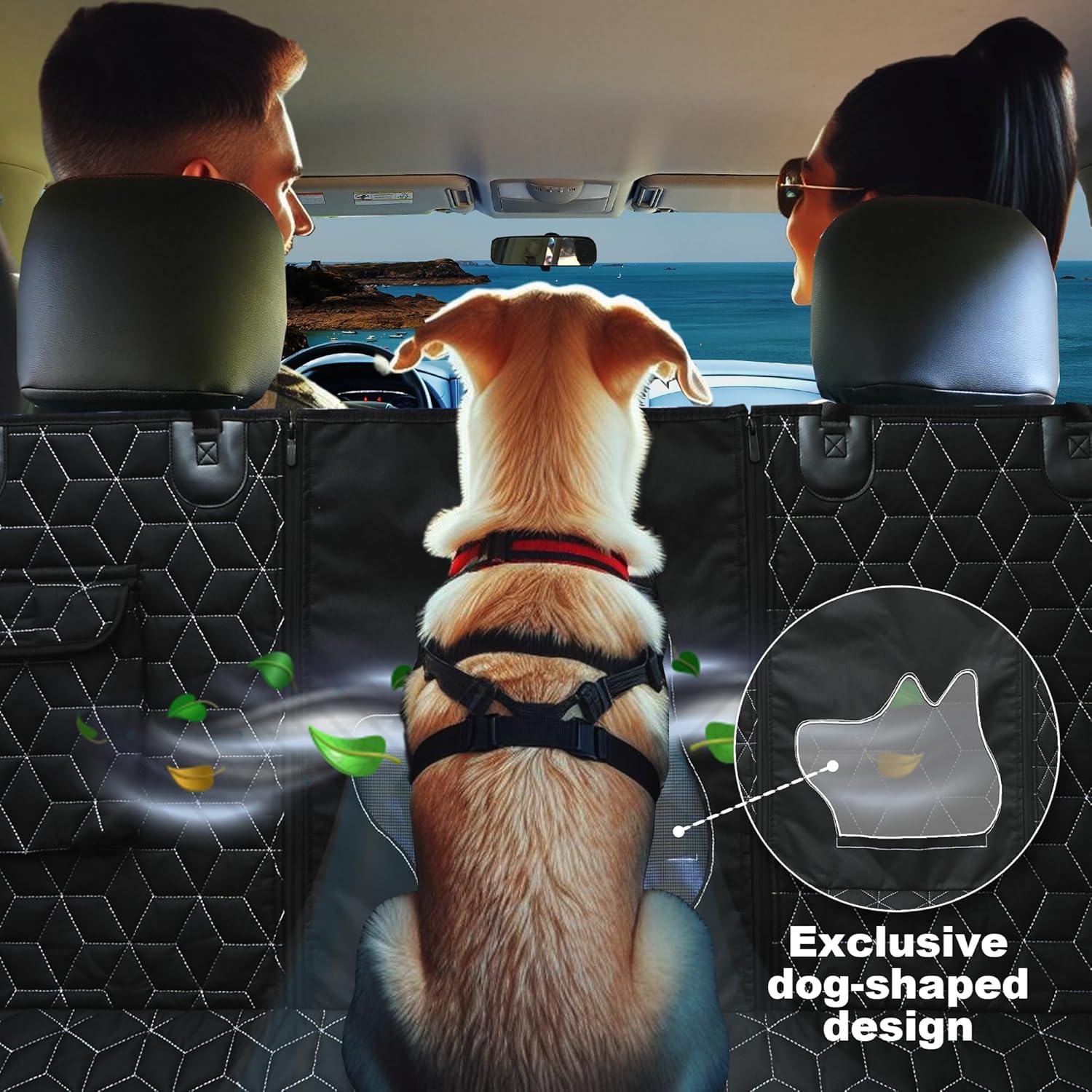 Cubierta de Asiento para Perros Meginc SUV Pequeño Impermeable