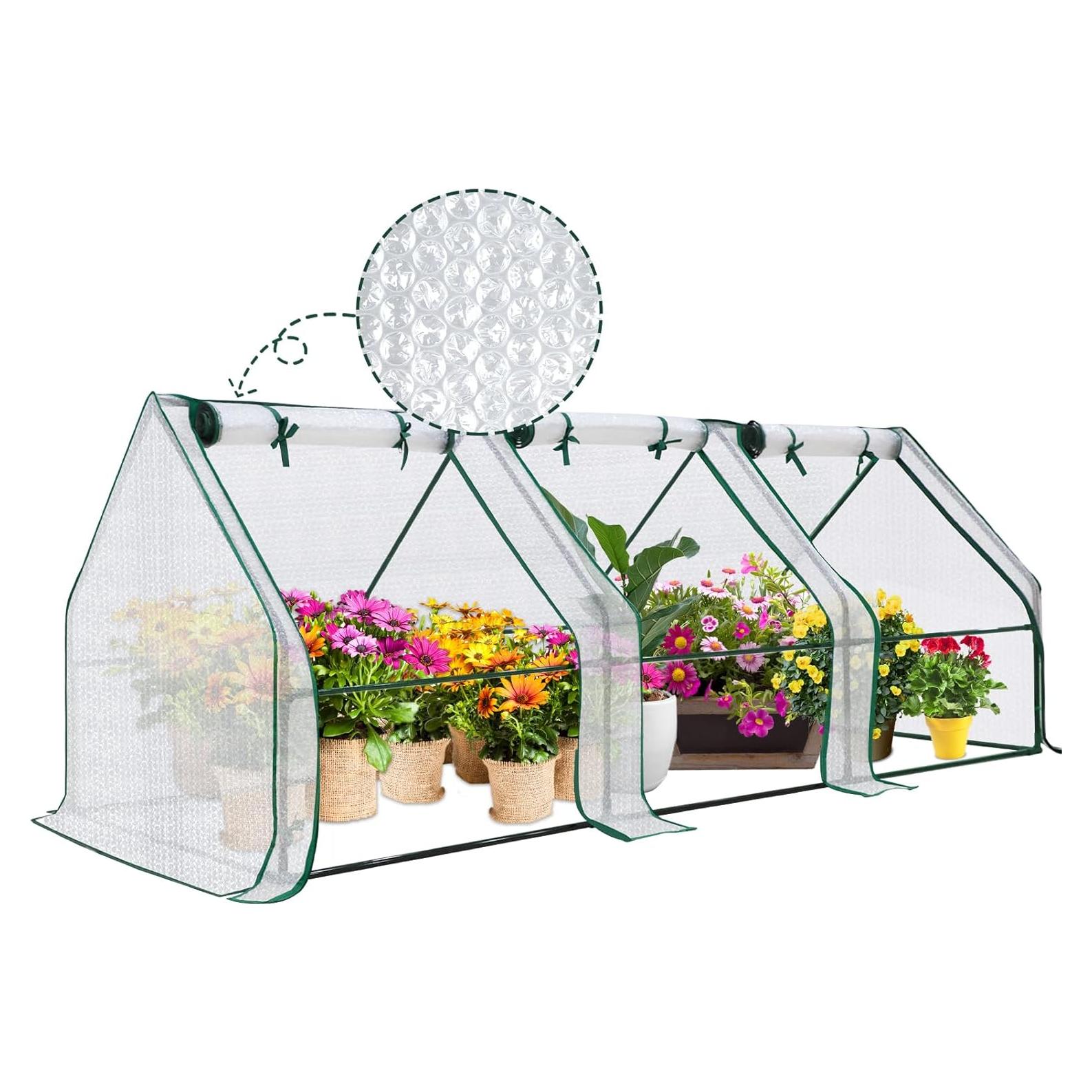 Invernadero Bajo EAGLE PEAK 243.84x91.44x91.44 cm con Cremallera