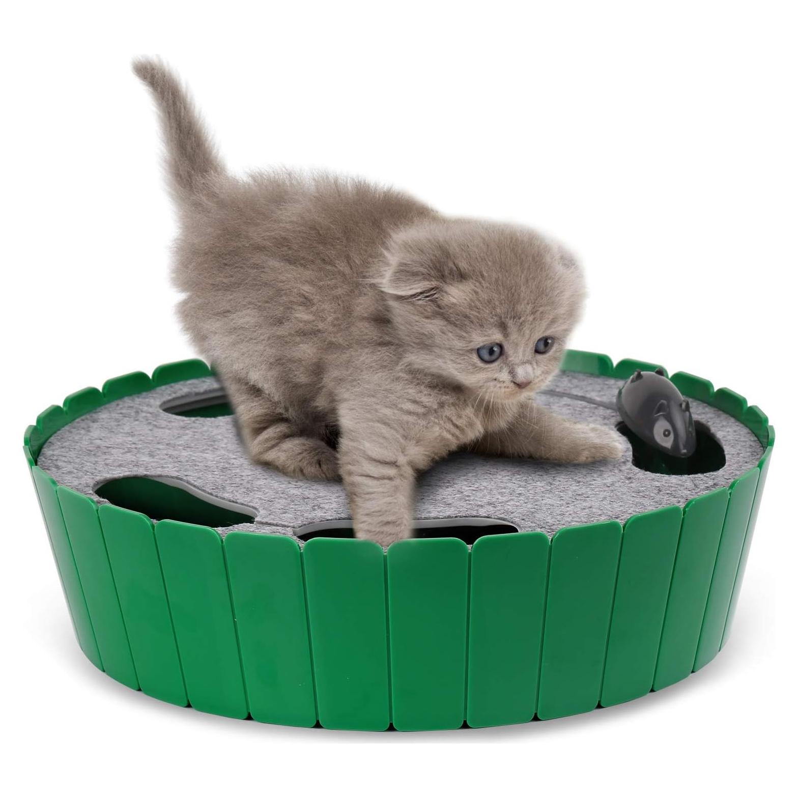 Juguete Interactivo para Gatos Pawaboo Verde - Ratón Automático