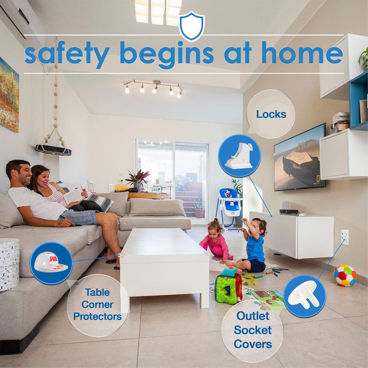 Kit de Cerraduras Magnéticas para Gabinetes MQP - 8 Paquetes