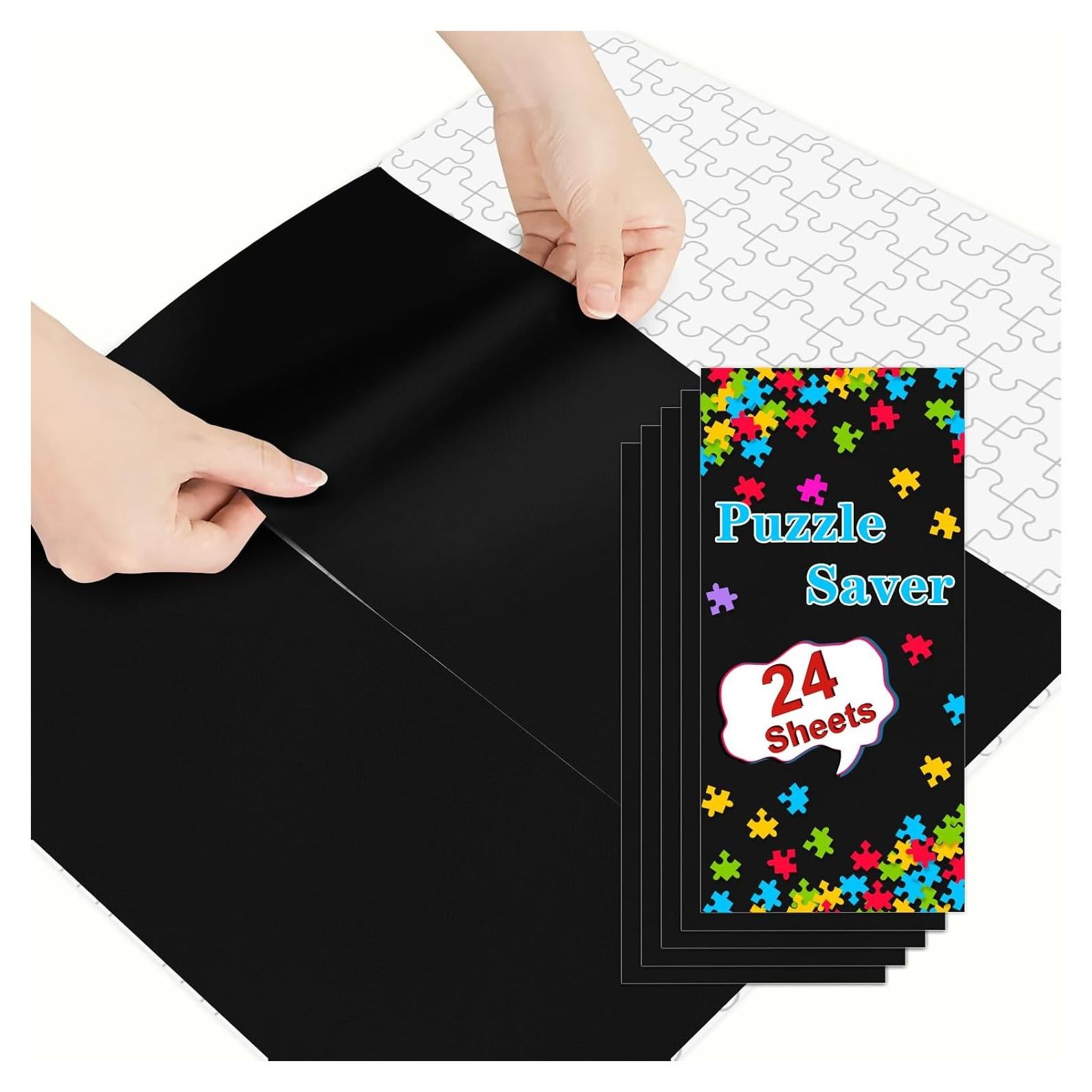 Conservador de Rompecabezas LIKAJON 24 Piezas Negro 37.6x17.8cm