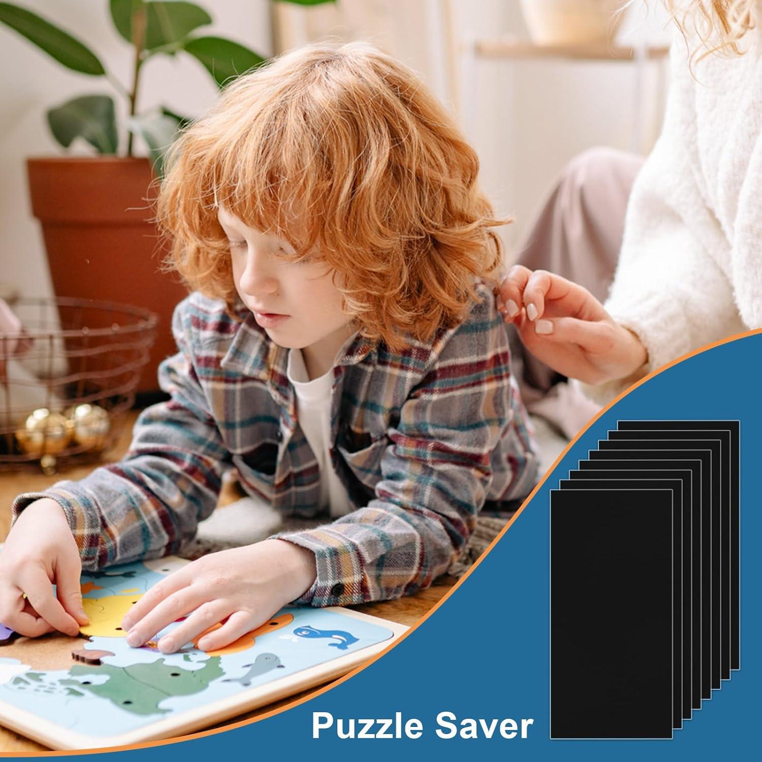 Conservador de Rompecabezas LIKAJON 24 Piezas Negro 37.6x17.8cm