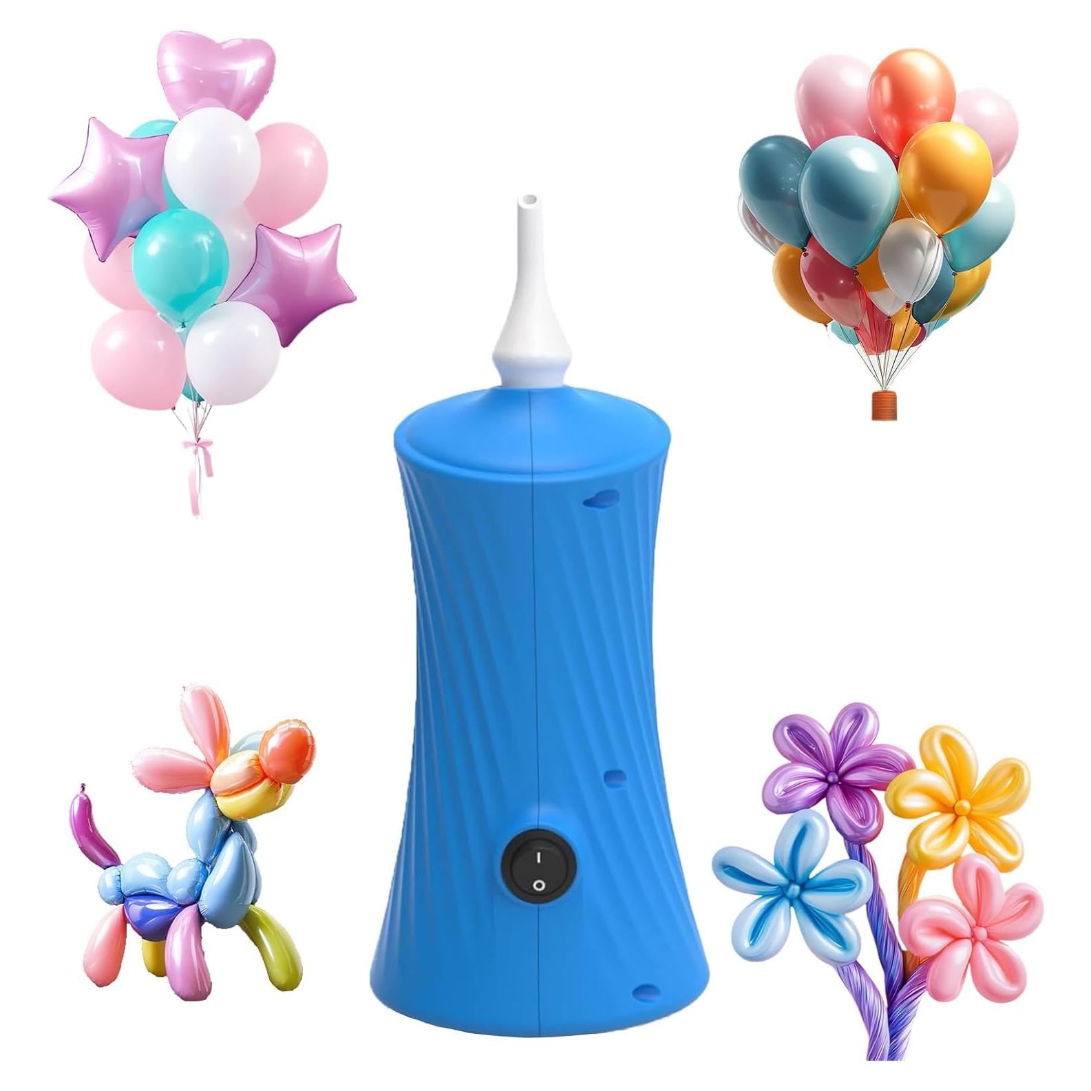 Bomba de Globo Eléctrica MontValent 1 - Inflador Portátil Azul