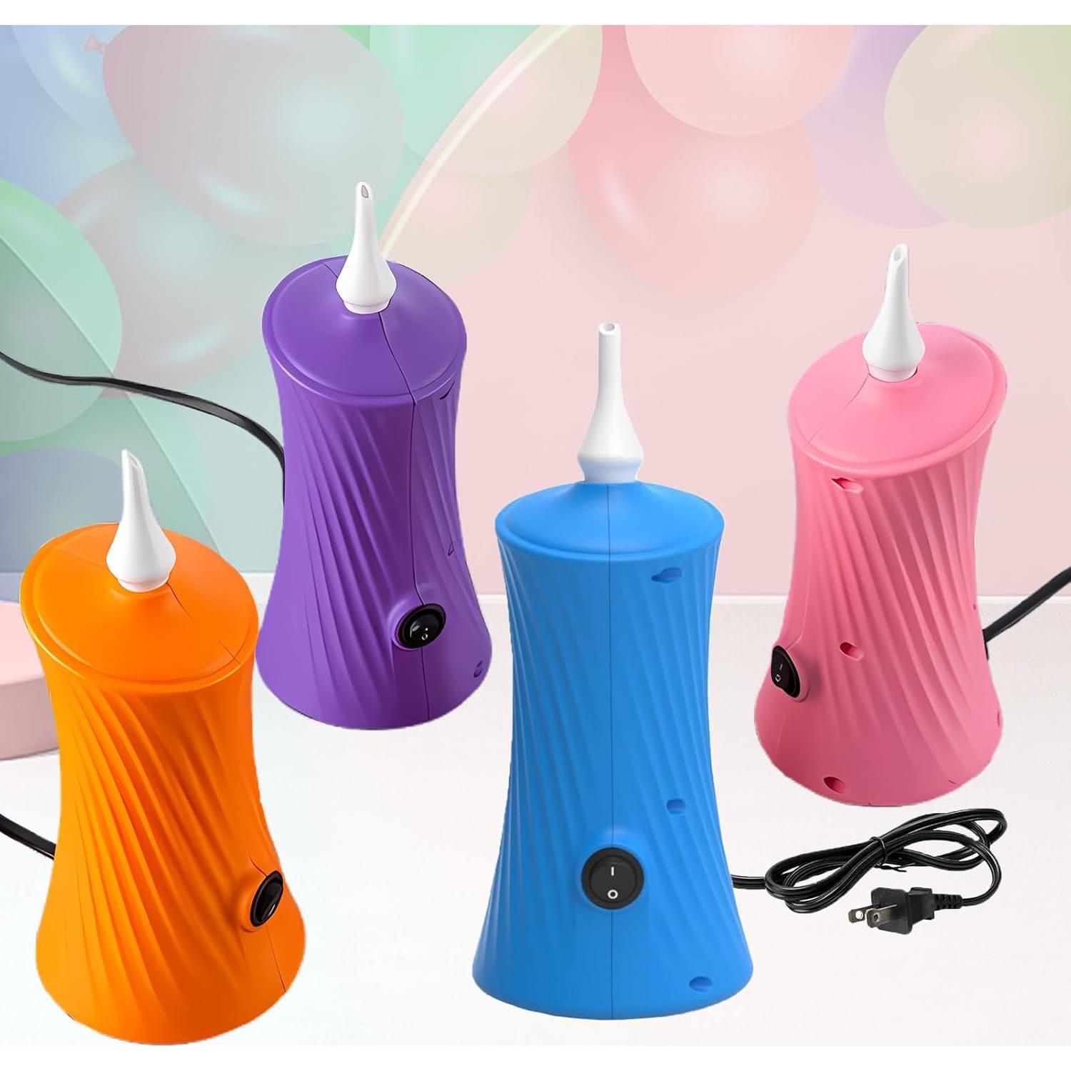 Bomba de Globo Eléctrica MontValent 1 - Inflador Portátil Azul