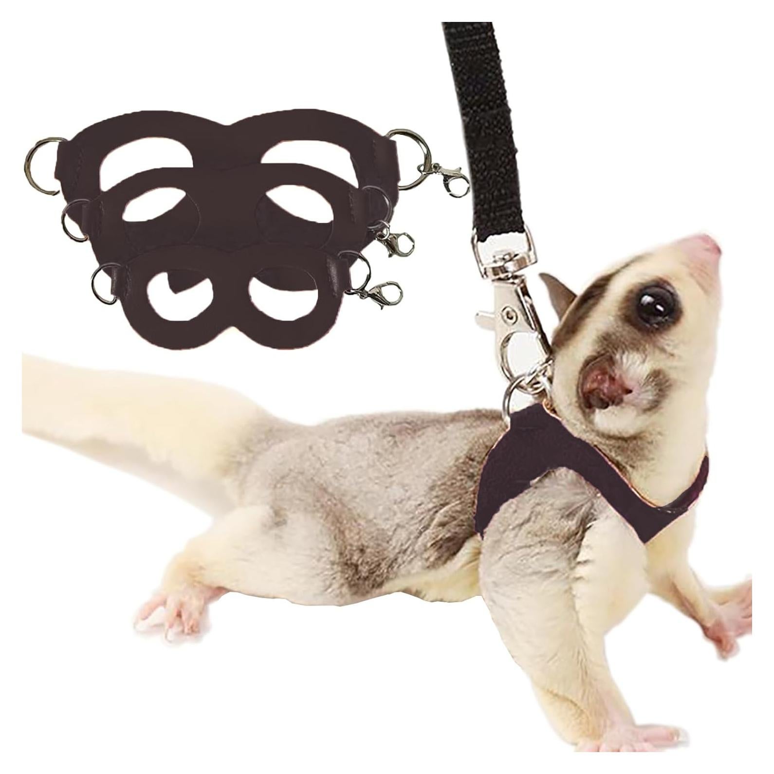 Juego de Arnés y Correa Meow&Woof para Gliders Negro 3 Tamaños