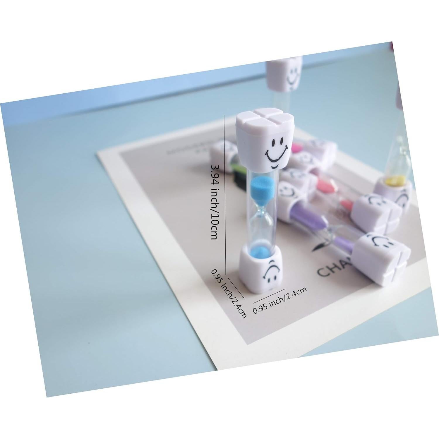 Paquete de 7 Temporizadores de Arena 2 Minutos Transun Moo