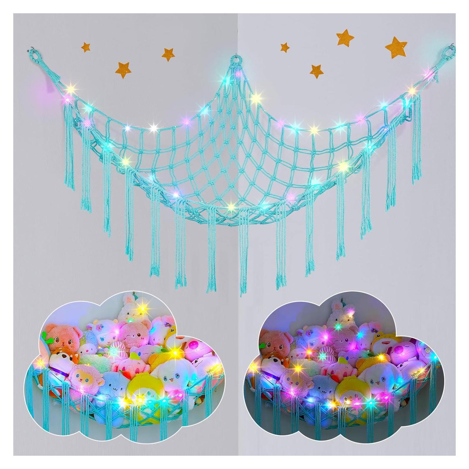 Hamaca de Peluches Castillo Unicornio Verde Aqua 150x100 cm