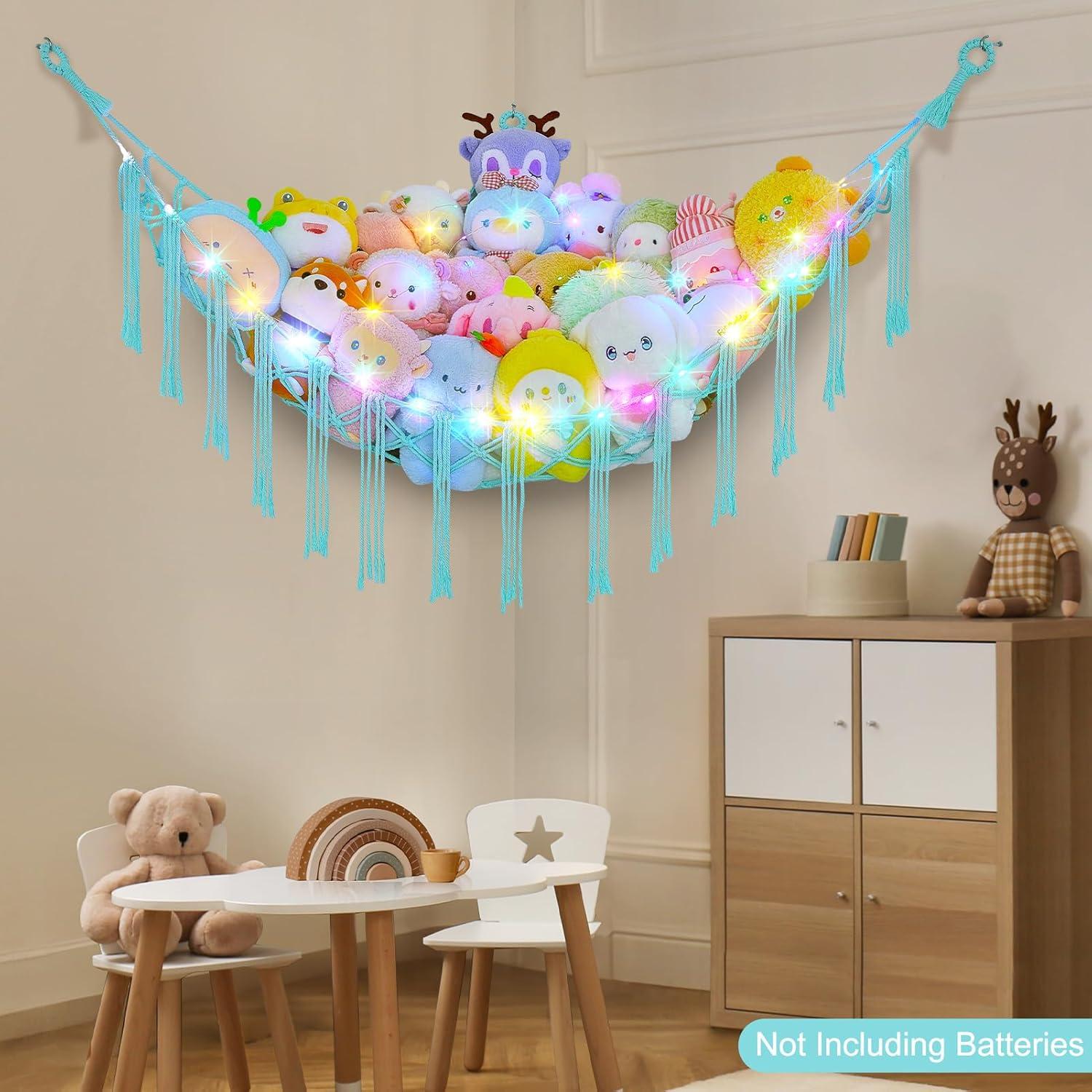 Hamaca de Peluches Castillo Unicornio Verde Aqua 150x100 cm