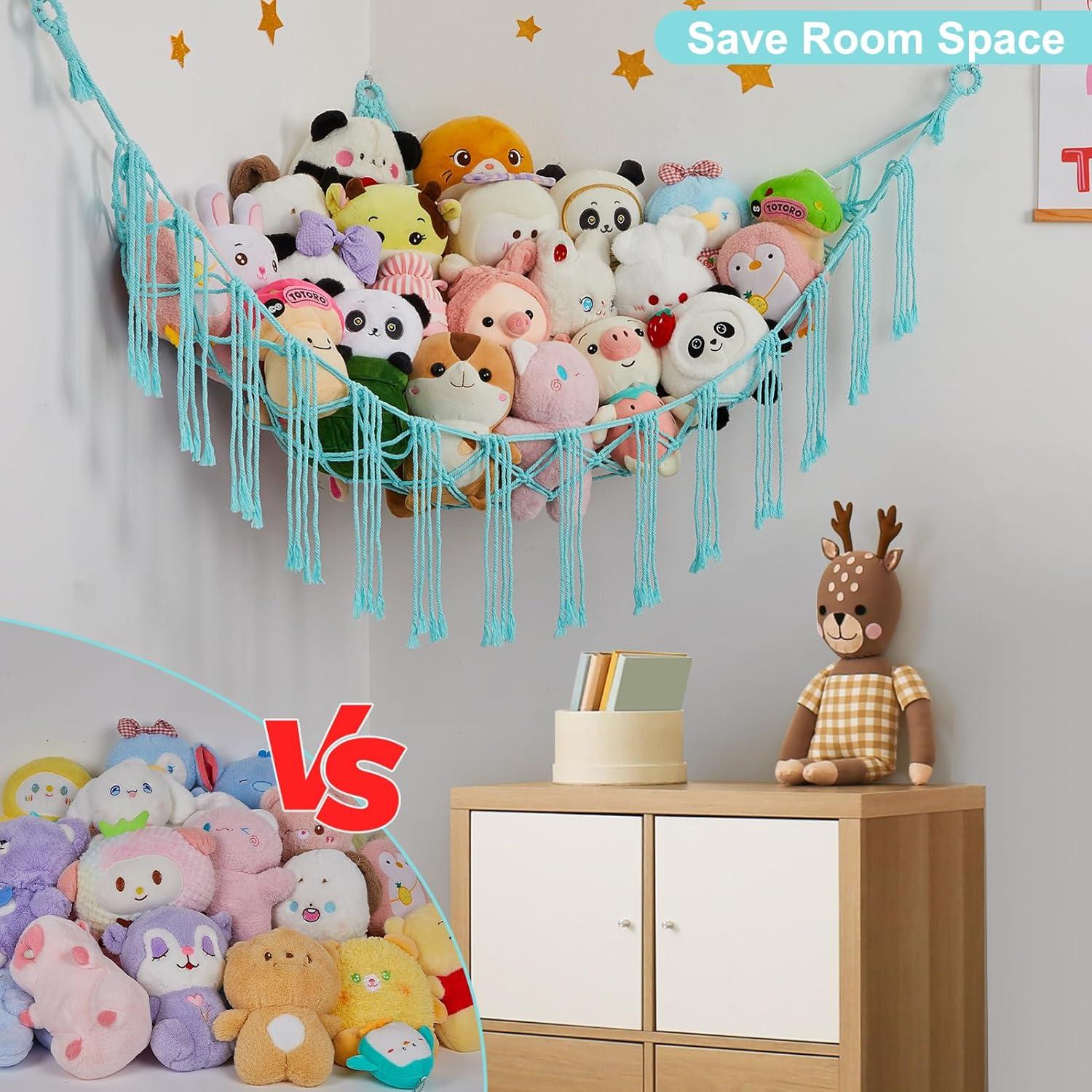 Hamaca de Peluches Castillo Unicornio Verde Aqua 150x100 cm