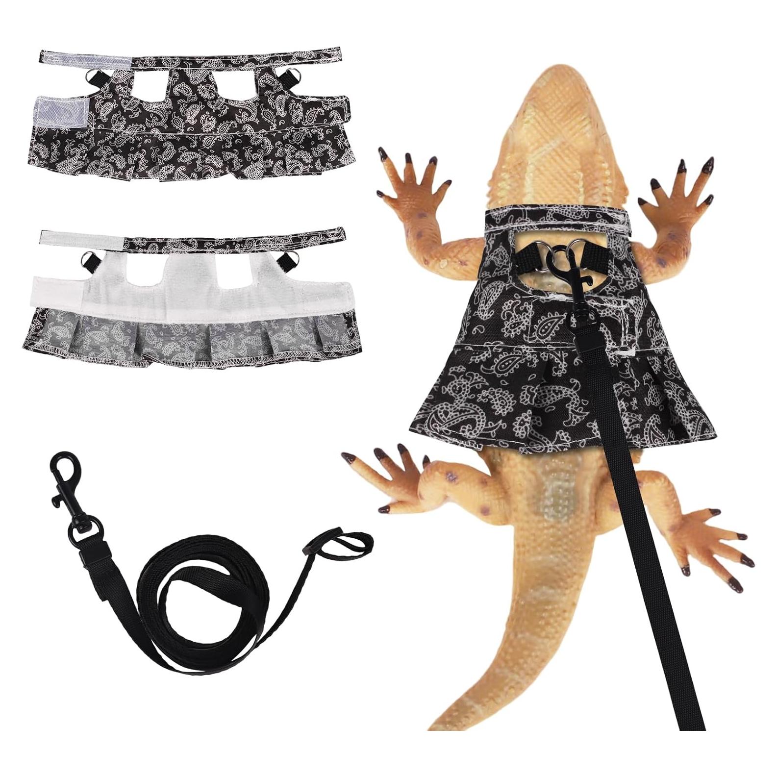 Conjunto Arnés y Correa Ajustable Fnaobai para Reptiles