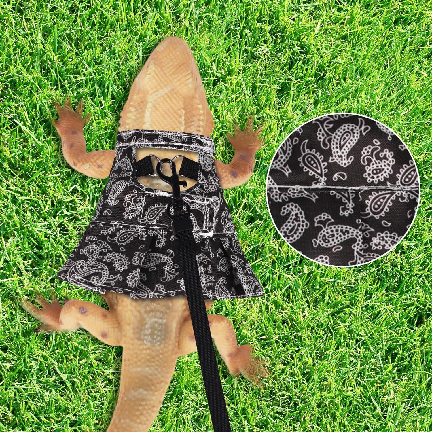 Conjunto Arnés y Correa Ajustable Fnaobai para Reptiles