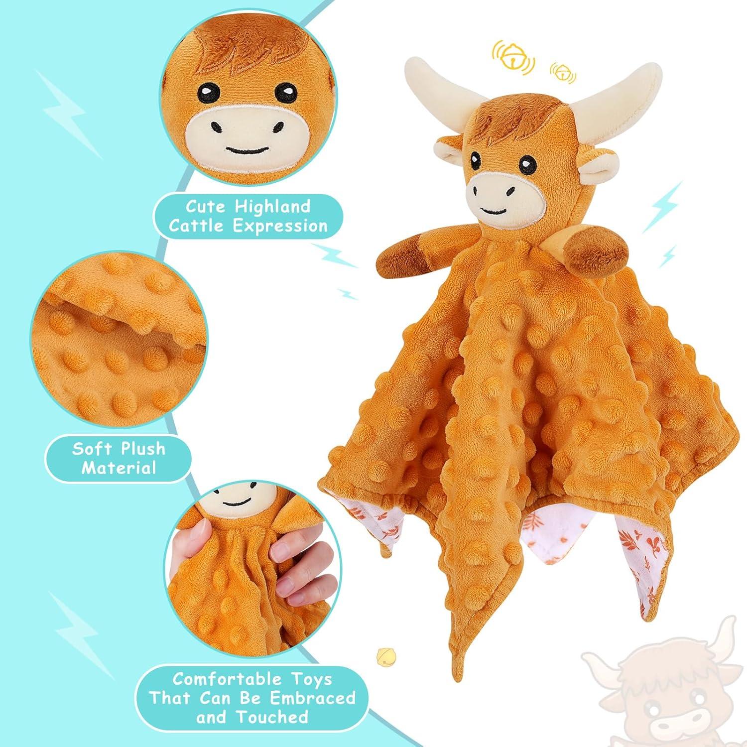 Manta de Seguridad para Bebés Sprinqdawin Vaca de las Tierras Altas 30.99cm