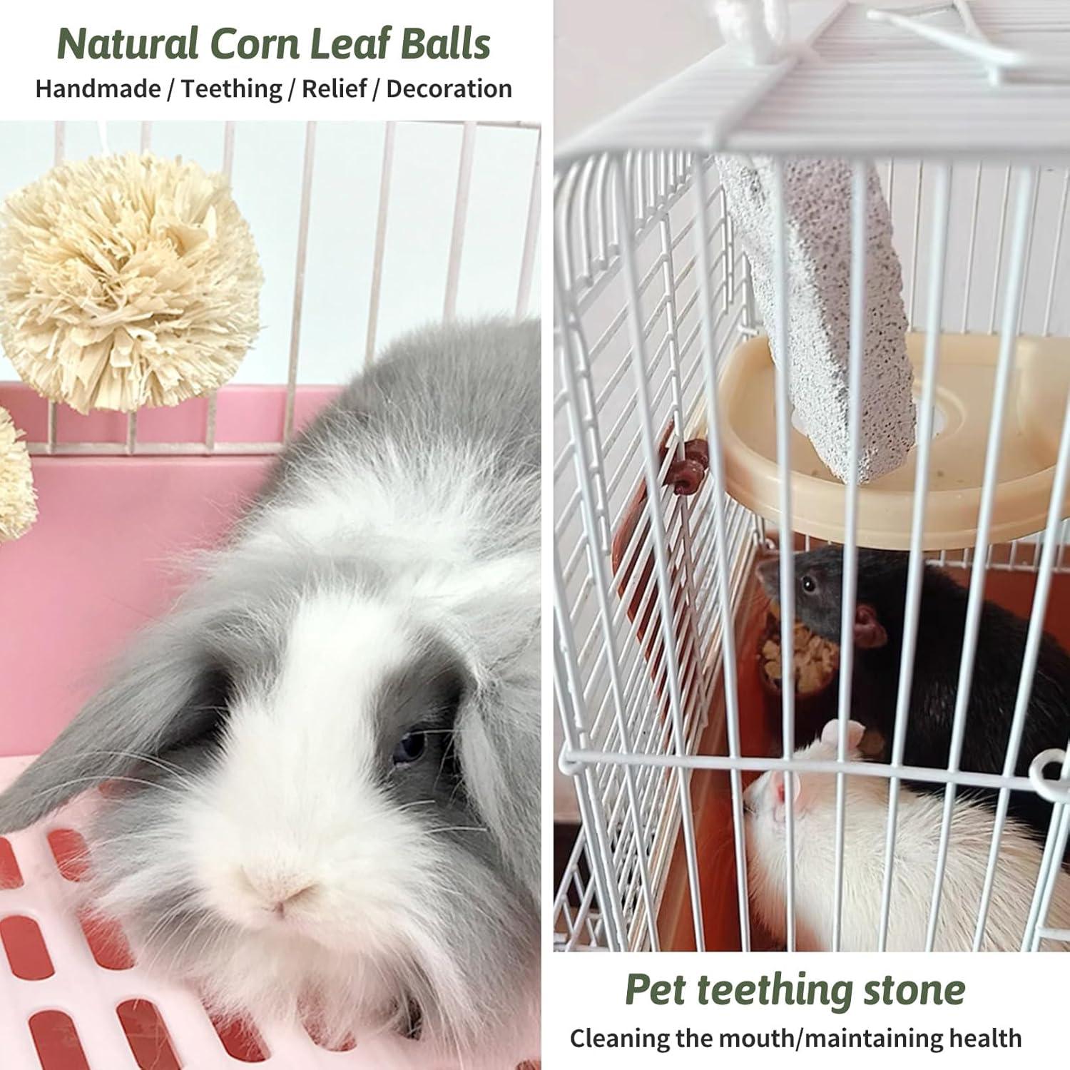 Juguete de Masticar para Conejos Kathson - Plataforma de Madera