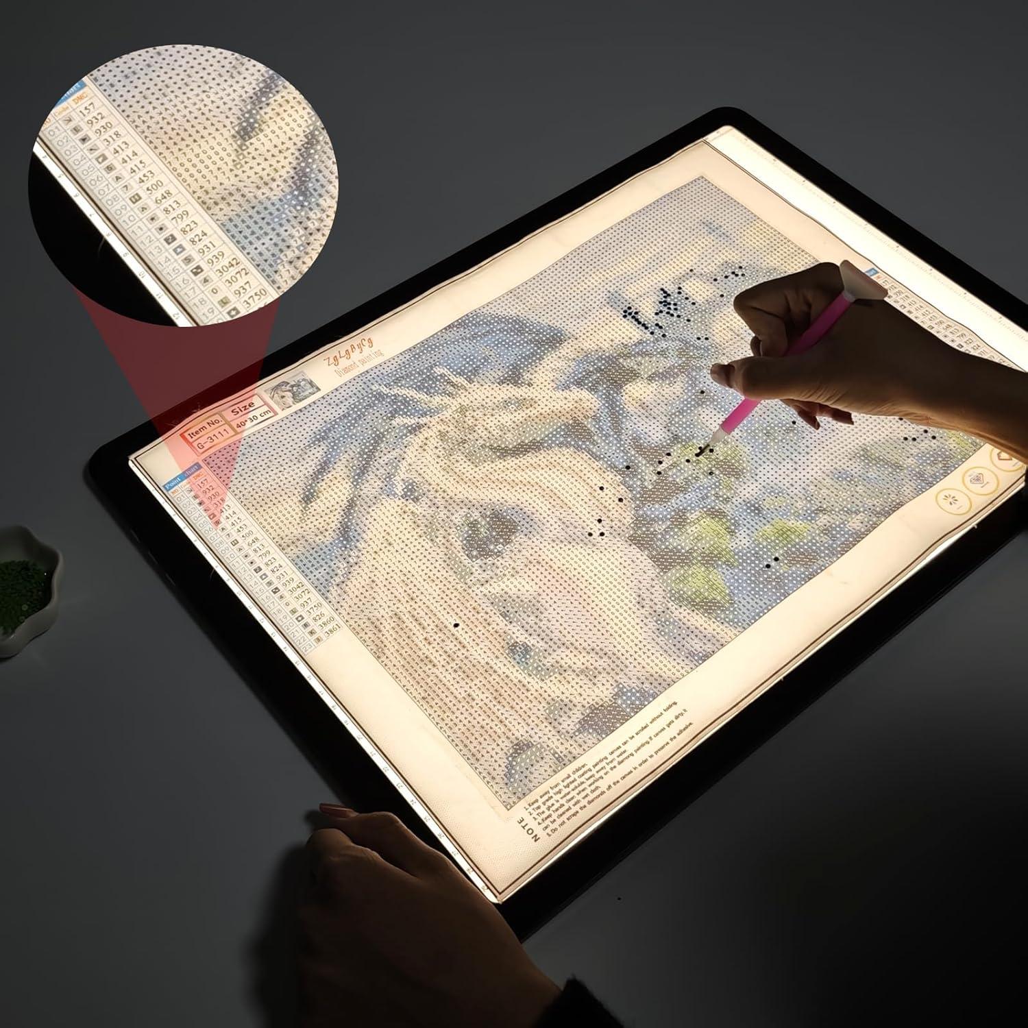 Pad de Luz A3 YINGWOND Recargable 4000mAh 46.2x34cm LED