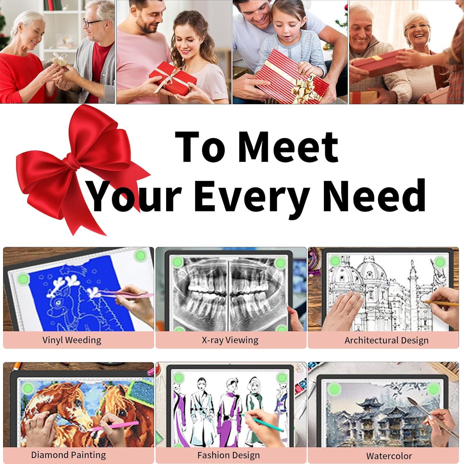 Pad de Luz A3 YINGWOND Recargable 4000mAh 46.2x34cm LED