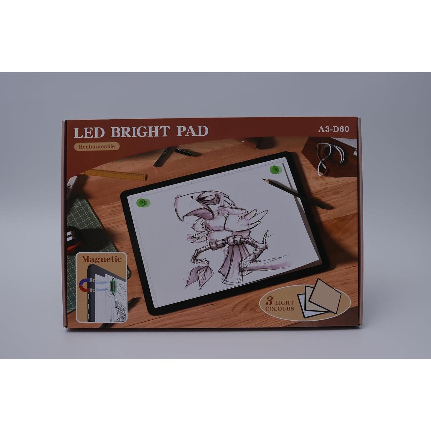 Pad de Luz A3 YINGWOND Recargable 4000mAh 46.2x34cm LED
