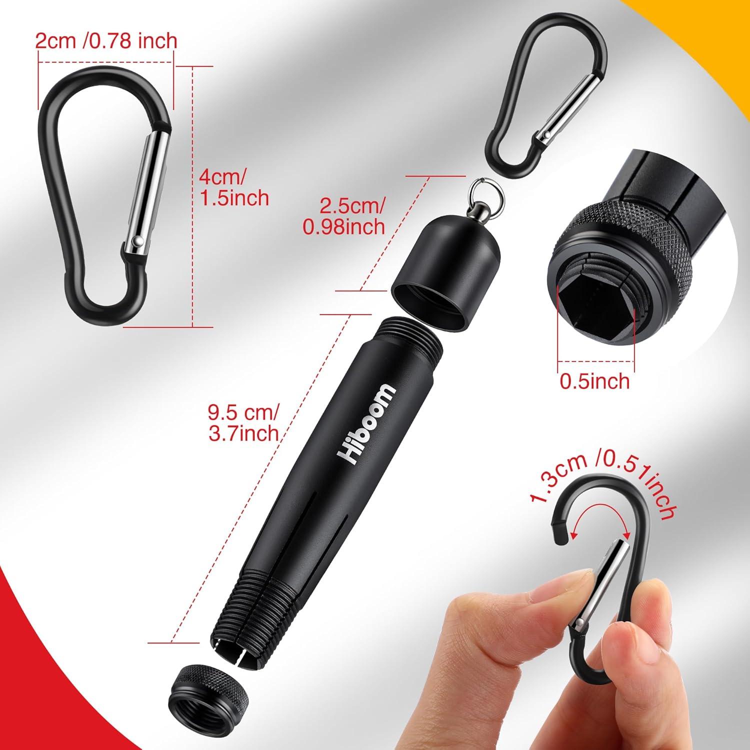 Soporte de Crayón Ajustable Hiboom - 2 Piezas, Negro