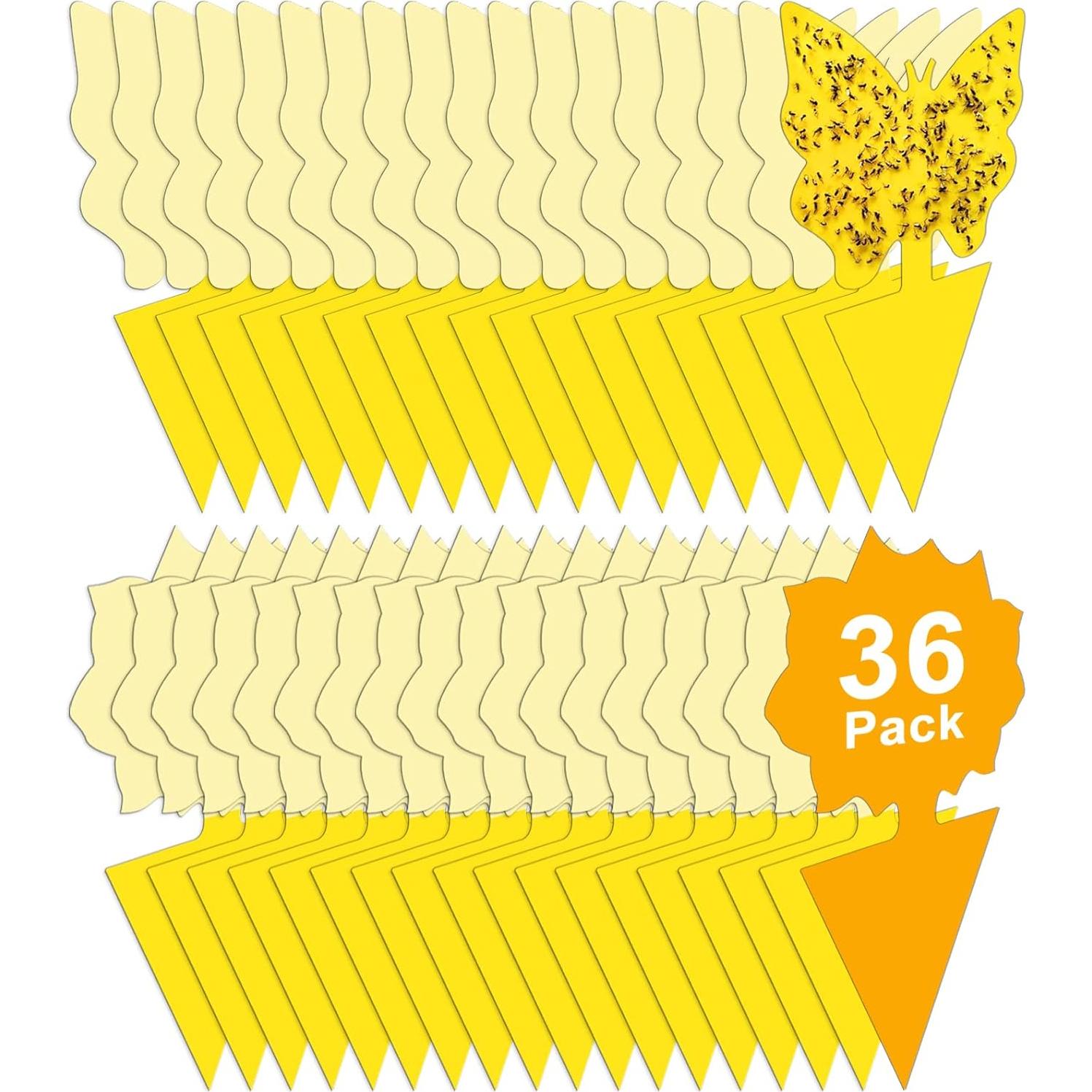Paquete de 36 trampas adhesivas para moscas de la fruta Stingmon