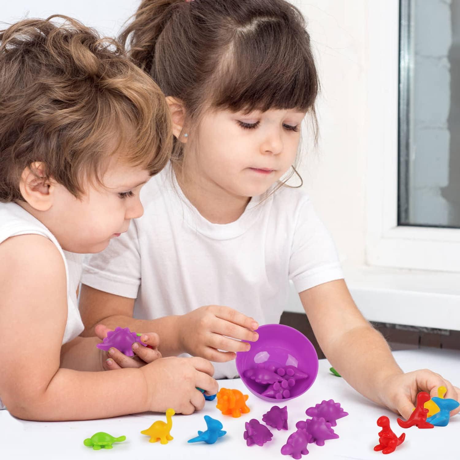 Juego de Clasificación de Dinosaurios LOKIPA 48 Piezas Educativo