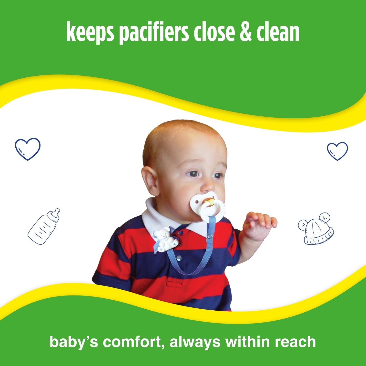 Clip para Chupete Baby Buddy Azul Universal 1 Cuenta