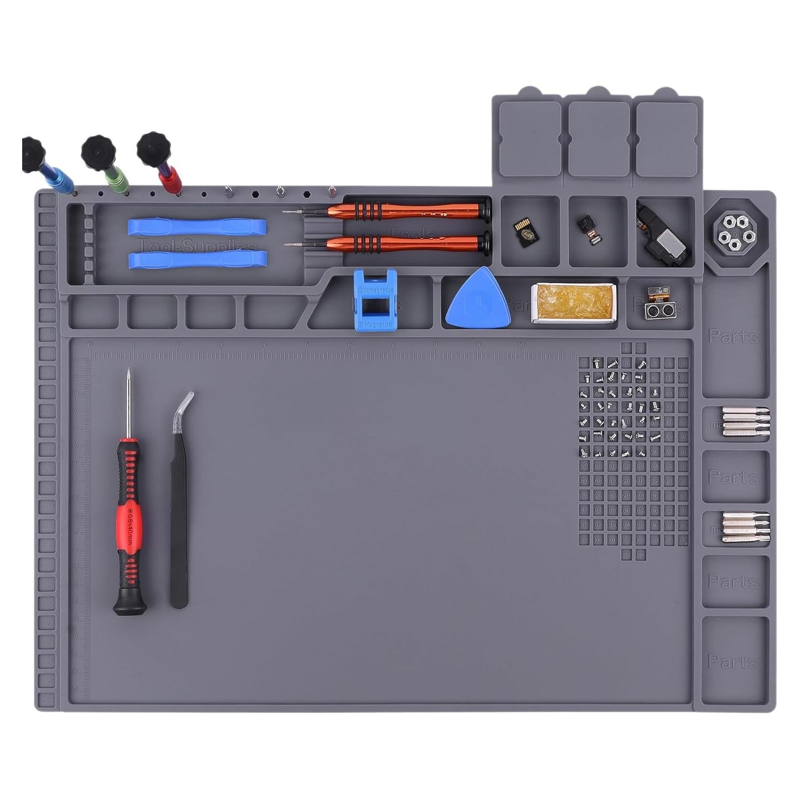 Alfombrilla de Soldadura Silicona U.S CAYEDA 44x30cm Resistente al Calor